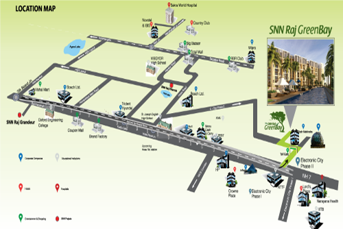 SNN RAJ GREENBAY<span><b> ELECTRONIC CITY PHASE 2, CONNECTIVITY</b></span>